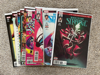 Doctor Strange #381-390 Complete Donny Cates Loki Sorcerer Supreme Bag & Board