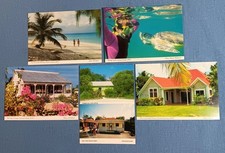 Cayman Islands Postcards Lot Of 5 Hell Grand Cayman