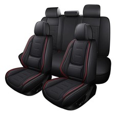 For Toyota Tacoma Car Seat Covers Full Set Leather 5-seat 2 Front Rear Protector For Toyota Tacoma Car Seat Covers Full Set Leather 5-seat 2 Front Rear Protector
