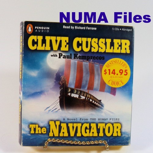 Clive Cussler Lot/3 Audiobooks NUMA Files Storm, Blue Gold, Navigator - Picture 8 of 10