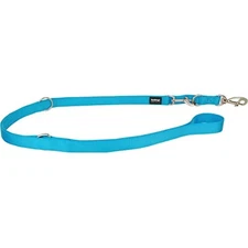 Red Dingo Multi-Purpose Dog Lead Plain, Turquoise, Medium 20mm Turquoise One Siz