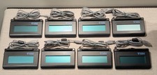 LOT OF 8 - Topaz T-L462-HSB-R Signature Capture Pad With Battery Powered Stylus