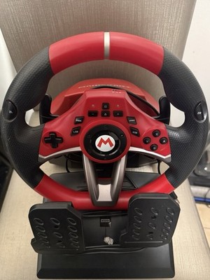 Hori Mario Kart Racing Wheel Pro Deluxe for Nintendo Switch Wired with Pedals