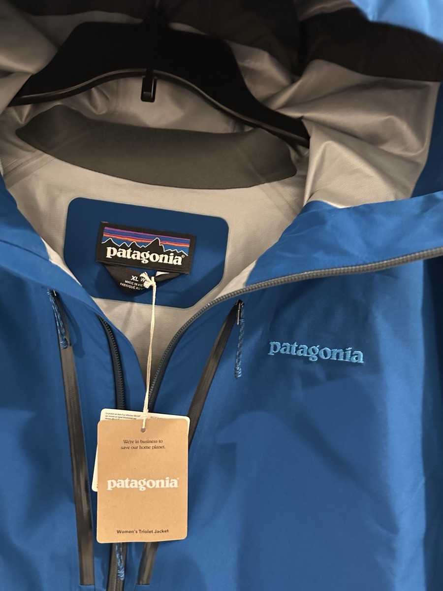 New Patagonia Women's Triolet Jacket Goretex Full Zip Ski Endless