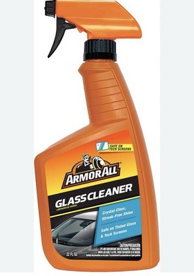 Armor All Glass Cleaner - 22oz Streak Free Shine Safe On Tech Screens
