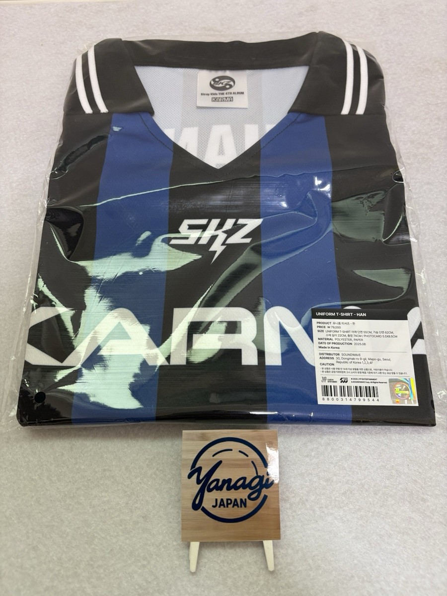 Stray Kids HAN Karma Pop Up Official MD Uniform T-Shirt Kpop Merch