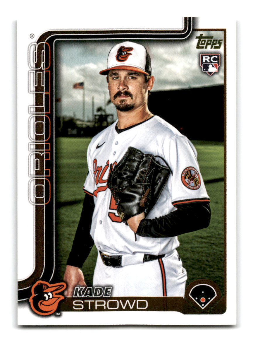2025 Topps Update - Kade Strowd Rookie Card #US146 (Golden Mirror SSP)