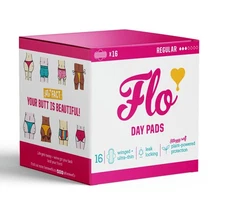 Super Absorbent Bamboo Sanitary Napkins 16 Count Winged Pads Sensitive Skin