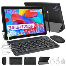 10.1 inch Tablet 34 6 28 GB RAM 128GB ROM IPS LCD HD Android 16 5MP/8MP WIFI 6
