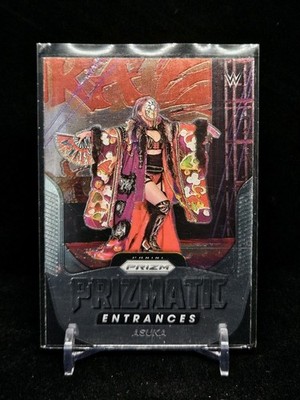 2022 Panini Prizm WWE Wrestling Prizmatic Entrances #25 Asuka - Raw Kabuki 