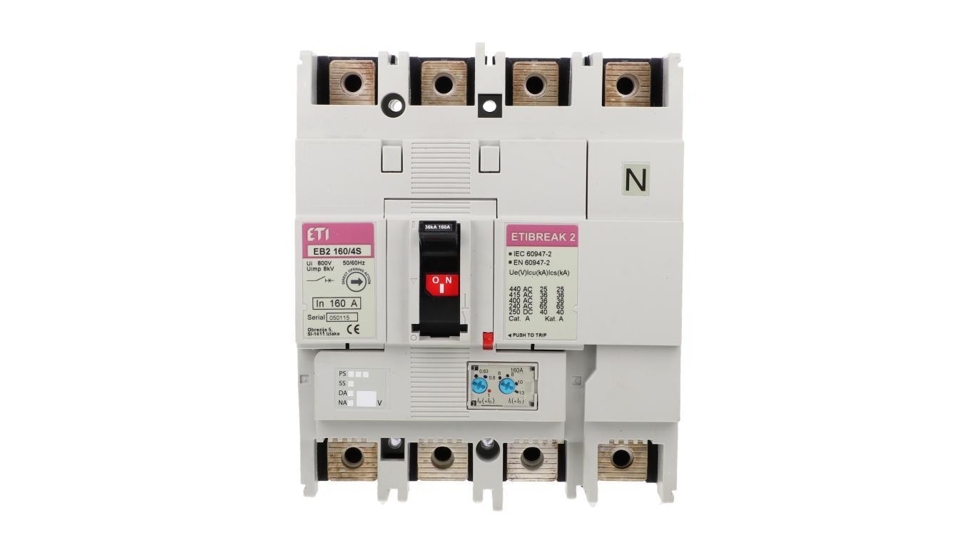 Compact Switch 4P 160A 36kA/ Trigger ETIBREAK 004671062