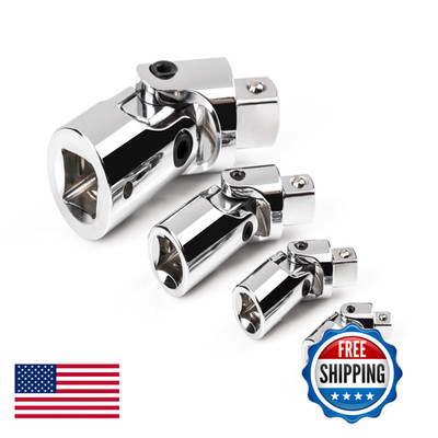 Tekton 1/4 3/8 1/2 3/4 Inch Drive Universal Joint Set 4-Piece Sha99006