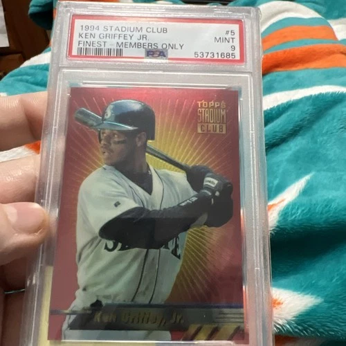 1994 Topps Stadium Club - Finest Ken Griffey Jr #5 Members Only PSA 9 Low Pop