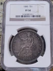 1880 Proof Trade Dollar NGC PF 50 -- Proof only date