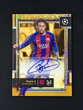 2024-25 Topps Museum Collection UEFA NEYMAR JR. Gold Auto #6/7 Barcelona