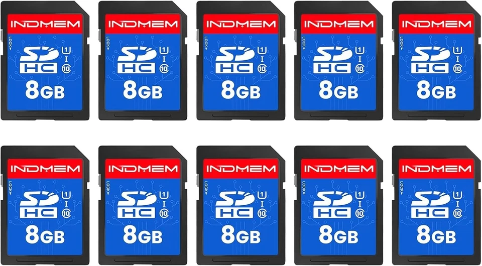 10-Pack INDMEM SD Card, Class 10 MLC Flash Memory - Image 3 of 4