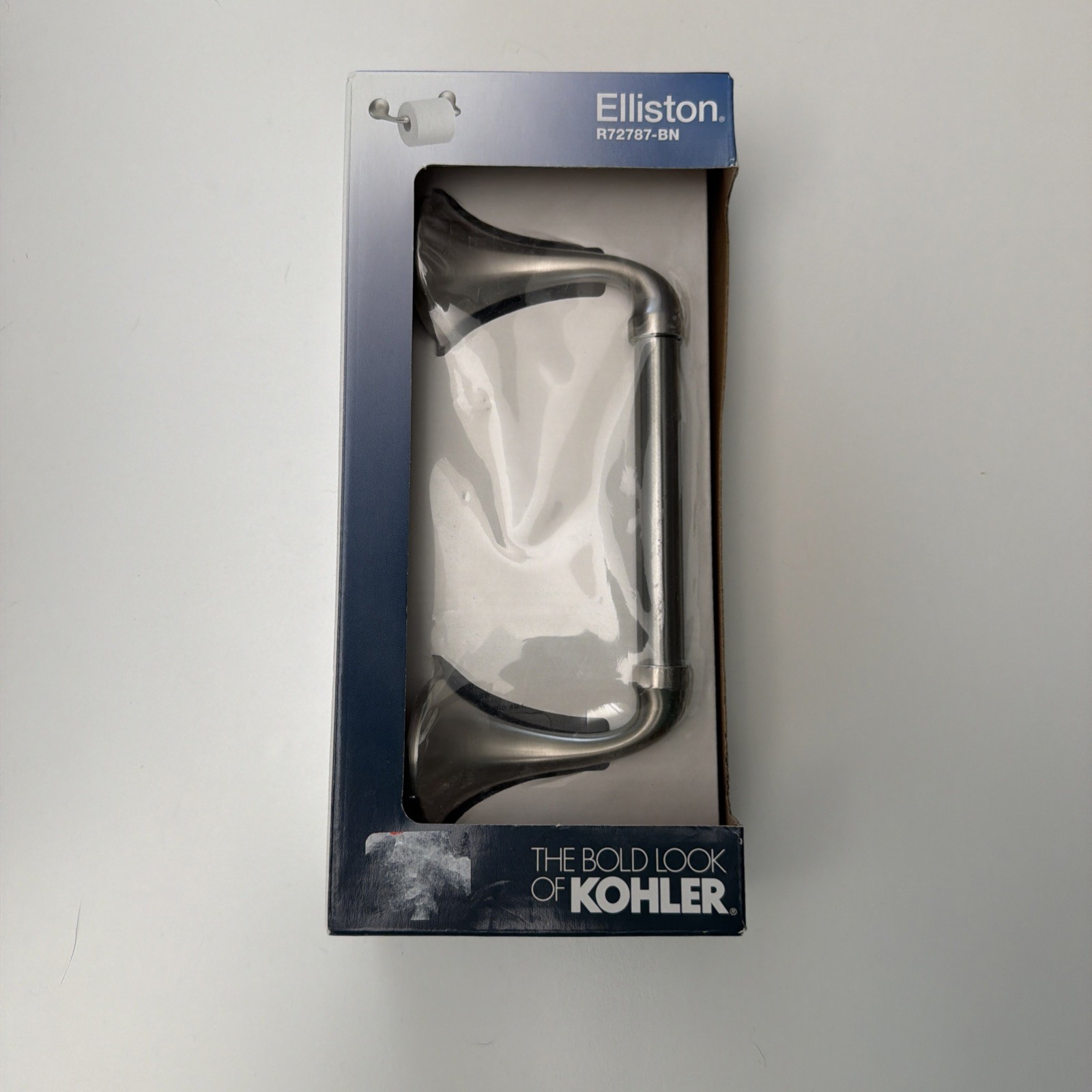 Kohler Elliston Pivoting Toilet Paper Holder, Brushed Nickel