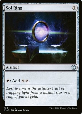 X 1 Sol Ring NM-M ZNC 120 MTG Magic The Gathering