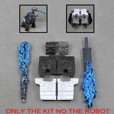 3D DIY Flame Sword Effect Parts Filler Upgrade Kit For Gozilla Megatank Type