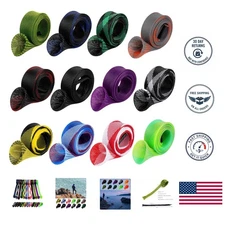 Innovative Fishing Rod Sleeves - 12 Count, Heat Resistant, Tangle-Free Design