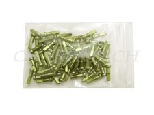 MTB Road BMX Bike 7075 Alloy Spoke Nipples 2.0mm 14G 5/8" 100 Pcs Lime Green