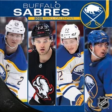 Turner Licensing,  NHL Buffalo Sabres 2026 Wall Calendar, 12'' X 12'', 12-Month