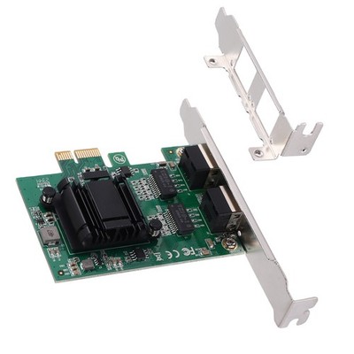 2-AnschlüSse Gigabit PCIe Netzwerkkarte 1000M Doppelte AnschlüSse PCI Expre3335