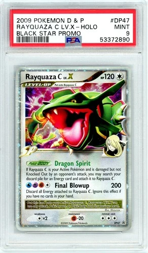 Pokemon Rayquaza C LV. X #DP47 Holo PSA 9 Mint