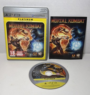 Mortal Kombat Platinum Playstation 3 (PS3, 2011) VGC RARE Edition Tested & Works