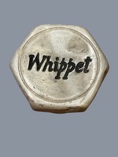 1927-31 Whippet Willys Overland Threaded Hubcap Grease Cap Black Script 1927-31 Whippet Willys Overland Threaded Hubcap Grease Cap Black Script
