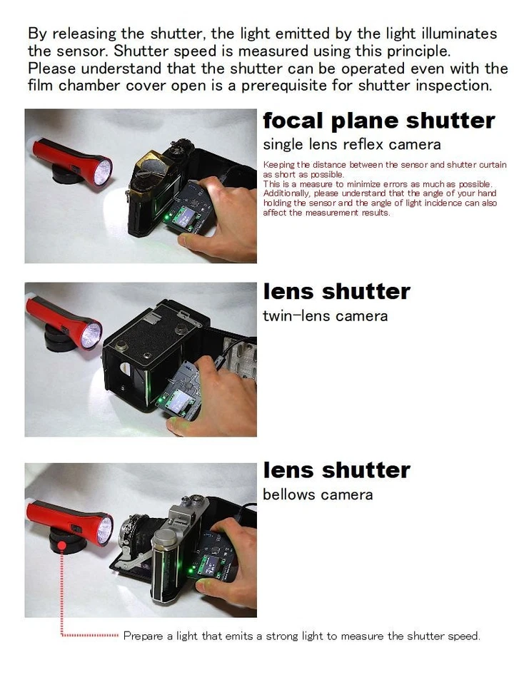 Shutter Tester(You can check if your camera meets ISO 516-1986 for film cameras - image 4 of 4