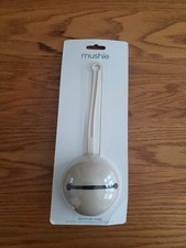 Mushie Silicone Pacifier Case Cream. NEW SEALED PACKAGE FREE SHIPPING 