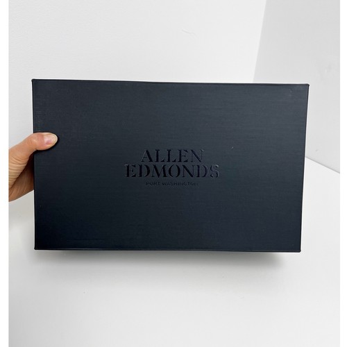 Allen Edmonds Herren leere Geschenk Aufbewahrung Schuhkarton Verpackung, Seidenpapier - Bild 1 von 10