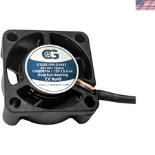 12vDC Waterproof Fan High Speed, 25x10mm