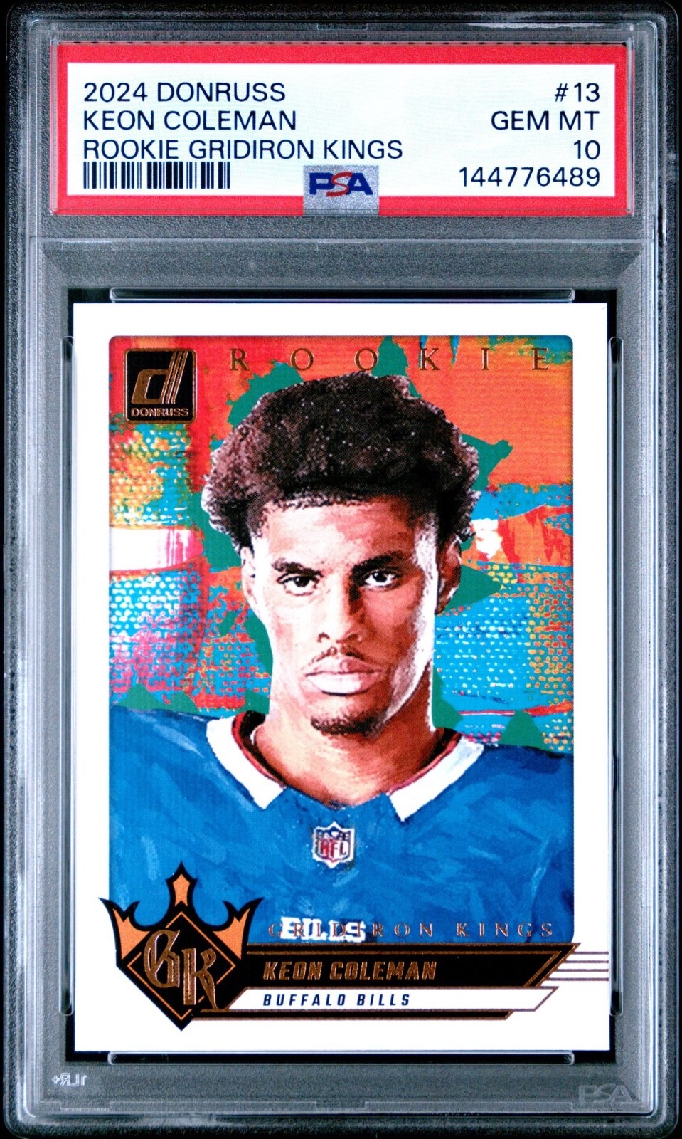 Keon Coleman Panini Donruss Rookie Gridiron Kings #13 Base