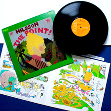 ORIGINAL 1971 NILSSON THE POINT VINYL LP ART BOOK EX RARE HARRY