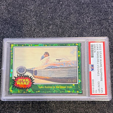 Topps 2022 Star Wars Sapphire Luke Skywalker #25 Green 13/50 PSA 10