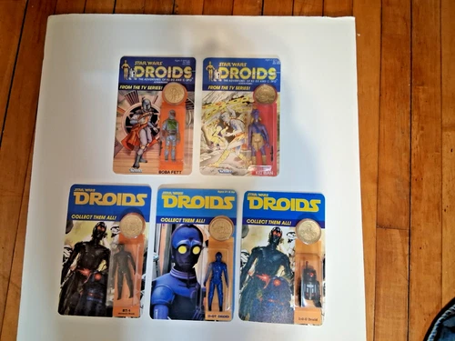 DROIDS CARTOON 1985 CUSTOM FIGURE 5 LOT SET