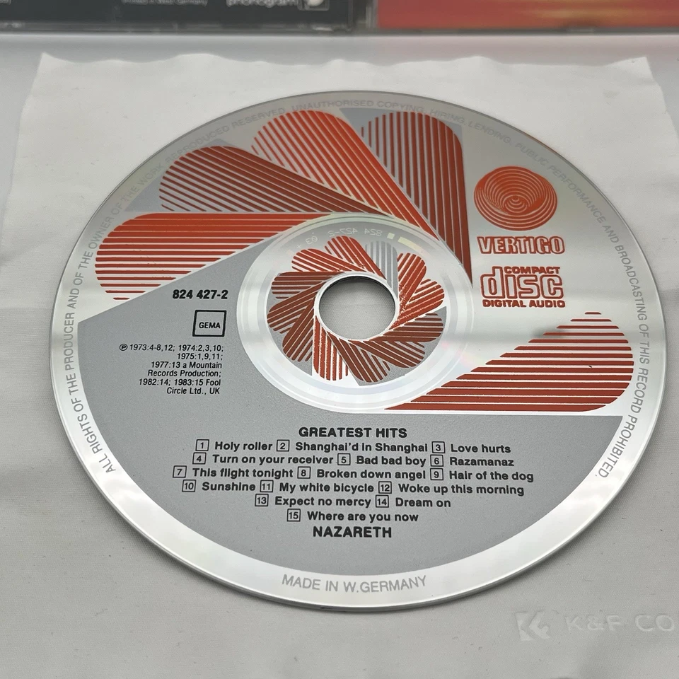 Nazareth - Greatest hits | CD | West Germany | Vertigo Swirl 🟪📀 - Bild 2 von 4