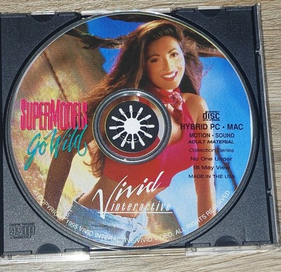 VIVID INTERACTIVE SUPER MODELS GO WILD CD-ROM GAME PC MAC NEC MINT