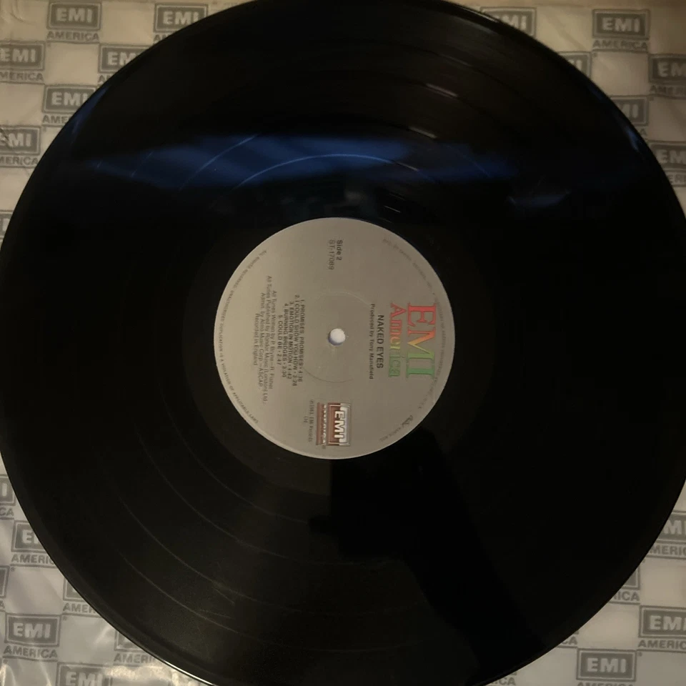 Naked Eyes Self-Titled 1983 EMI Vinyl LP ST-17089 Vg+ Always Something There - Image 2 of 3