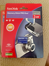 New Sealed SANDISK Memory Stick PRO Duo 2GB SDMSPD-2048-A11 MagicGate Sony PSP