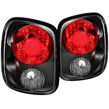Black Clear Lens Tail Light Assembly For 1999-2004 Chevrolet Silverado 1500