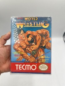 Juego Nintendo NES Tecmo World Wrestling CIB Completo En Caja 