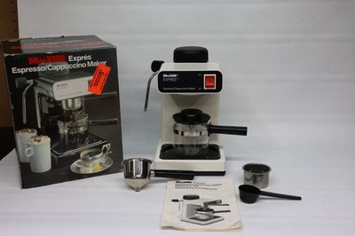 Vintage Maxim EX-102 Expres Espresso & Cappuccino Machine W/Manual