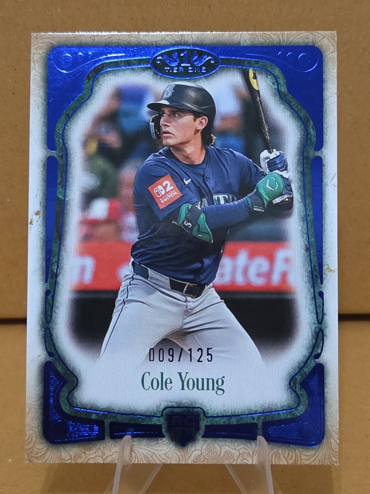 Topps 2026 Tier One Cole Young Mariners Purple Rookie Card Serial 009/125 #86