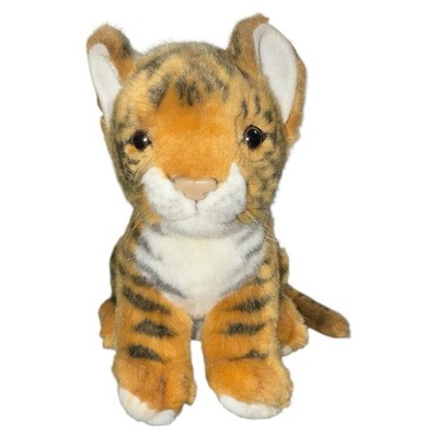 Hansa Creations Bengal Tiger Cub Baby 6.5  2015 Realistic Plush Toy Lifelike Cat