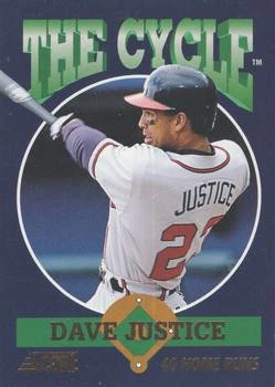 Dave Justice trading card