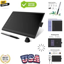 Inspiroy H1060P Graphics Drawing Tablet with 8192 Pressure Sensitivity Batter...