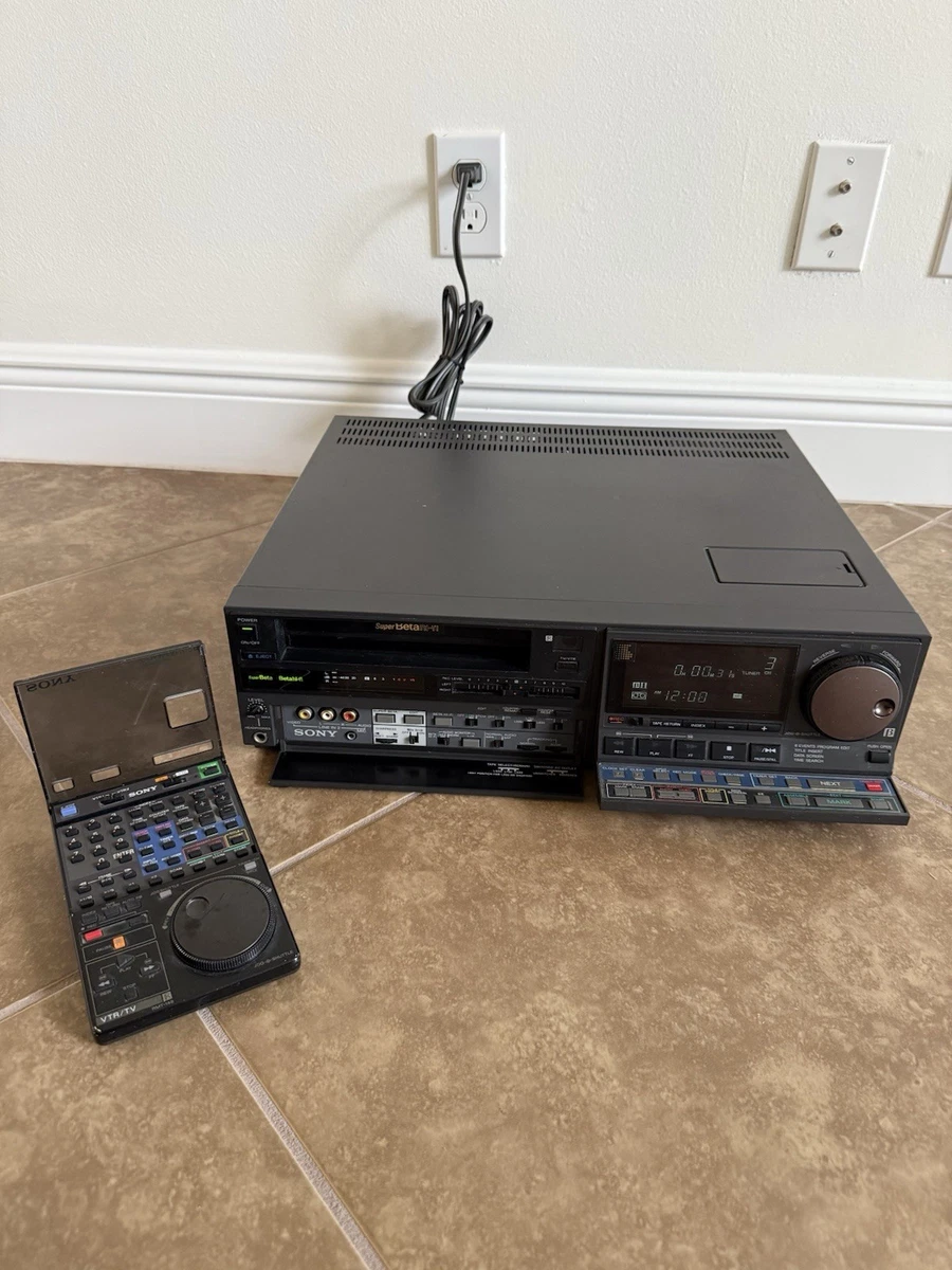 Sony Super Betamax SL-HF1000 Video Cassette Recorder BETA VCR w